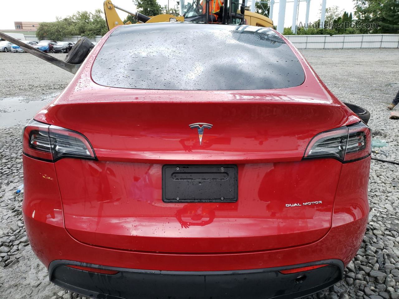 2022 Tesla Model Y  Красный vin: 7SAYGAEE4NF530508