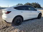 2022 Tesla Model Y  White vin: 7SAYGAEE7NF336216