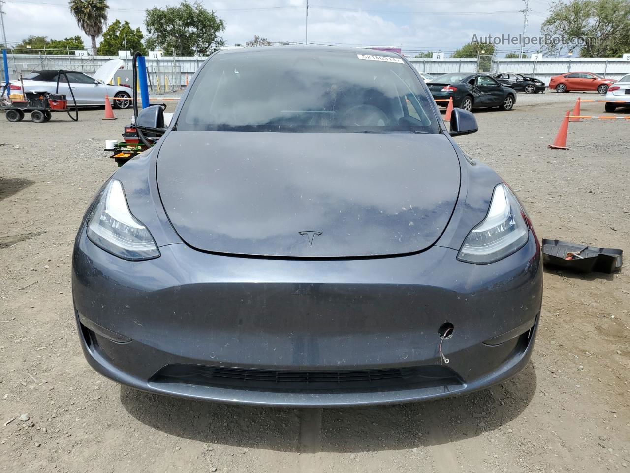 2022 Tesla Model Y  Серый vin: 7SAYGAEE7NF346146