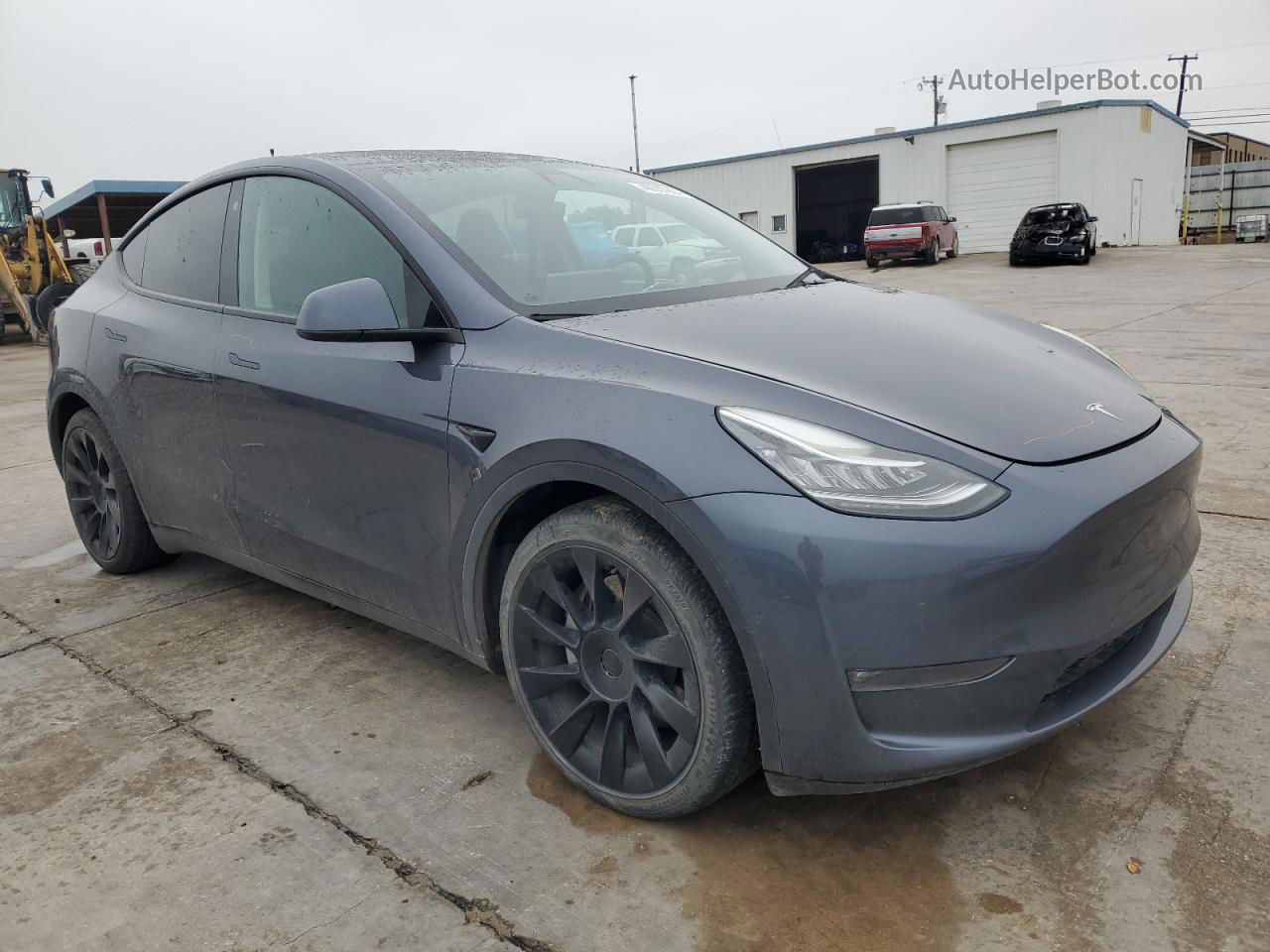 2022 Tesla Model Y  Gray vin: 7SAYGAEEXNF431238