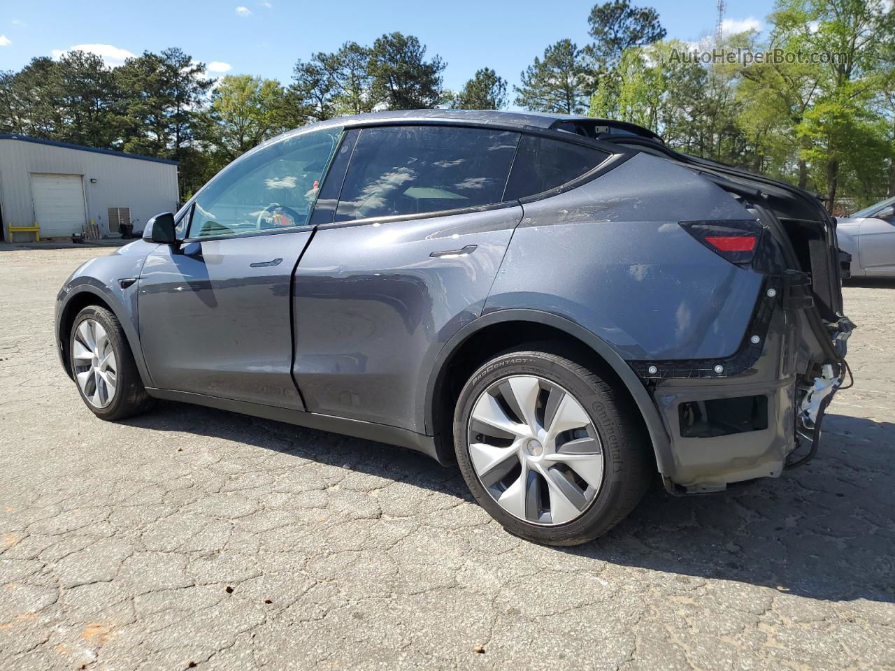 2022 Tesla Model Y  Charcoal vin: 7SAYGDEE0NA005539