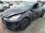 2022 Tesla Model Y  Black vin: 7SAYGDEE0NA009011