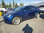 2022 Tesla Model Y  Blue vin: 7SAYGDEE0NF357216