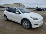 2022 Tesla Model Y  White vin: 7SAYGDEE1NF339288