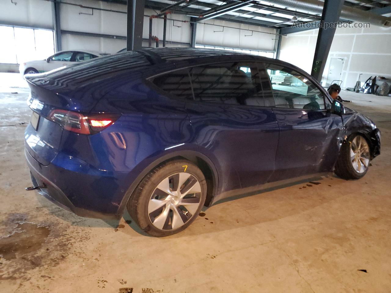 2022 Tesla Model Y  Blue vin: 7SAYGDEE1NF545064