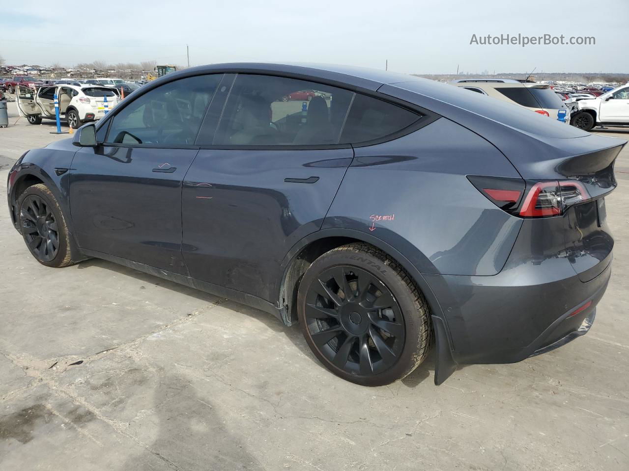 2022 Tesla Model Y  Black vin: 7SAYGDEE3NF315266