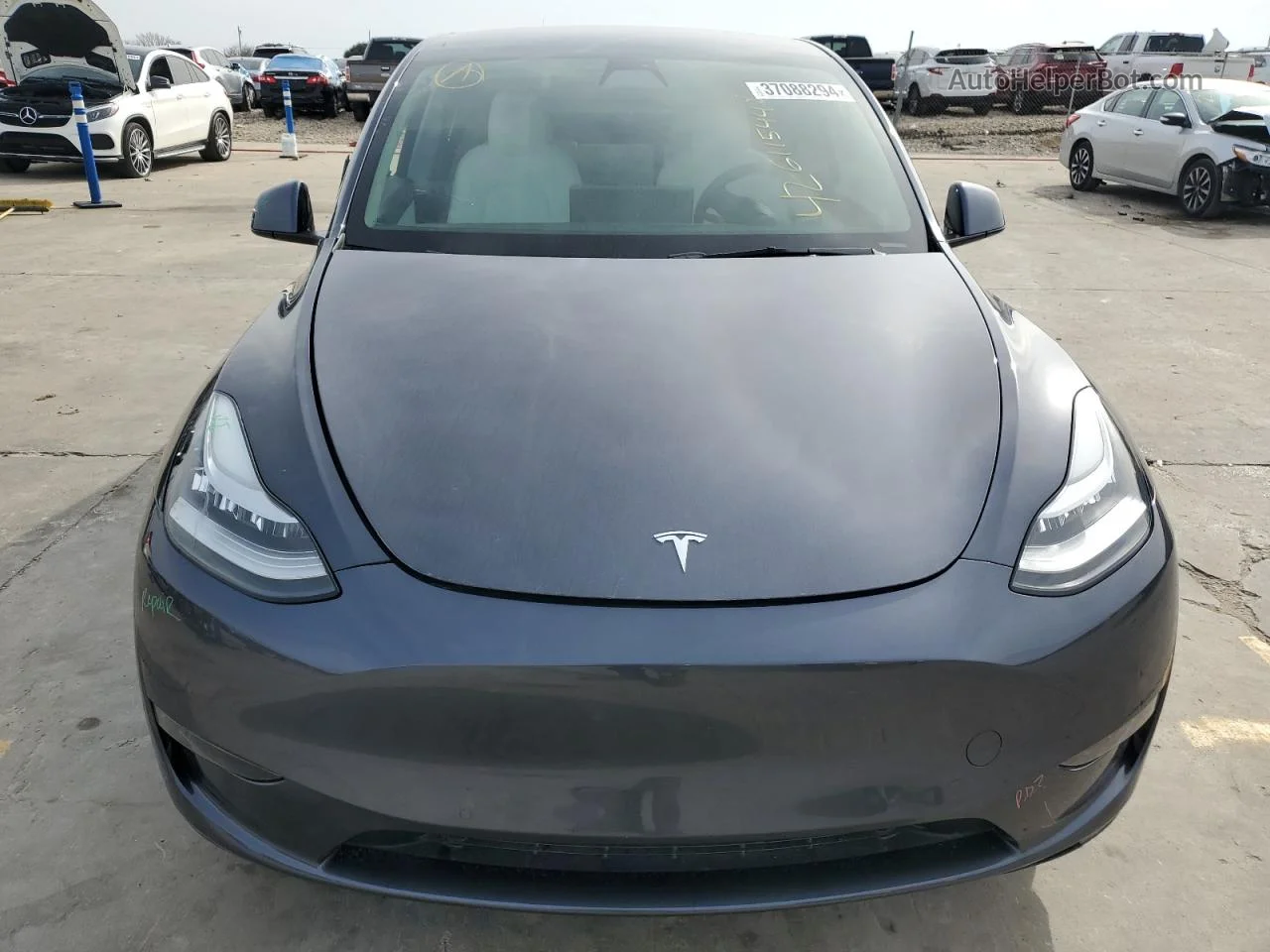 2022 Tesla Model Y  Black vin: 7SAYGDEE3NF315266