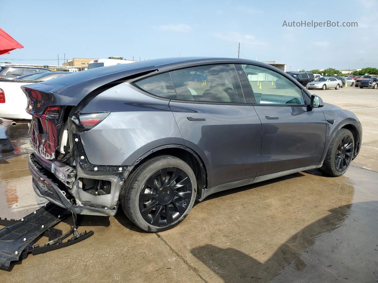 2022 Tesla Model Y  Серый vin: 7SAYGDEE5NF358961