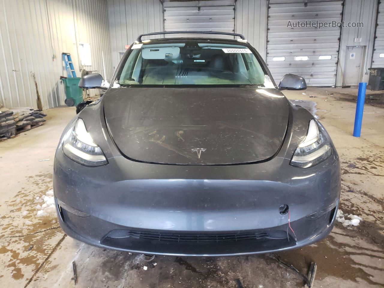 2022 Tesla Model Y  Gray vin: 7SAYGDEE6NF320736