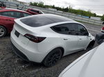 2022 Tesla Model Y  White vin: 7SAYGDEE8NA017244