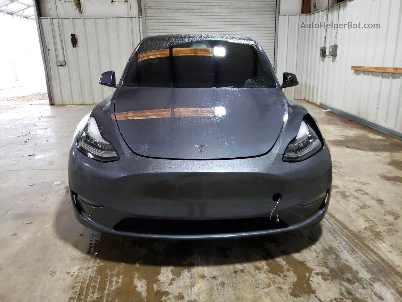 2022 Tesla Model Y  Gray vin: 7SAYGDEE8NF480410