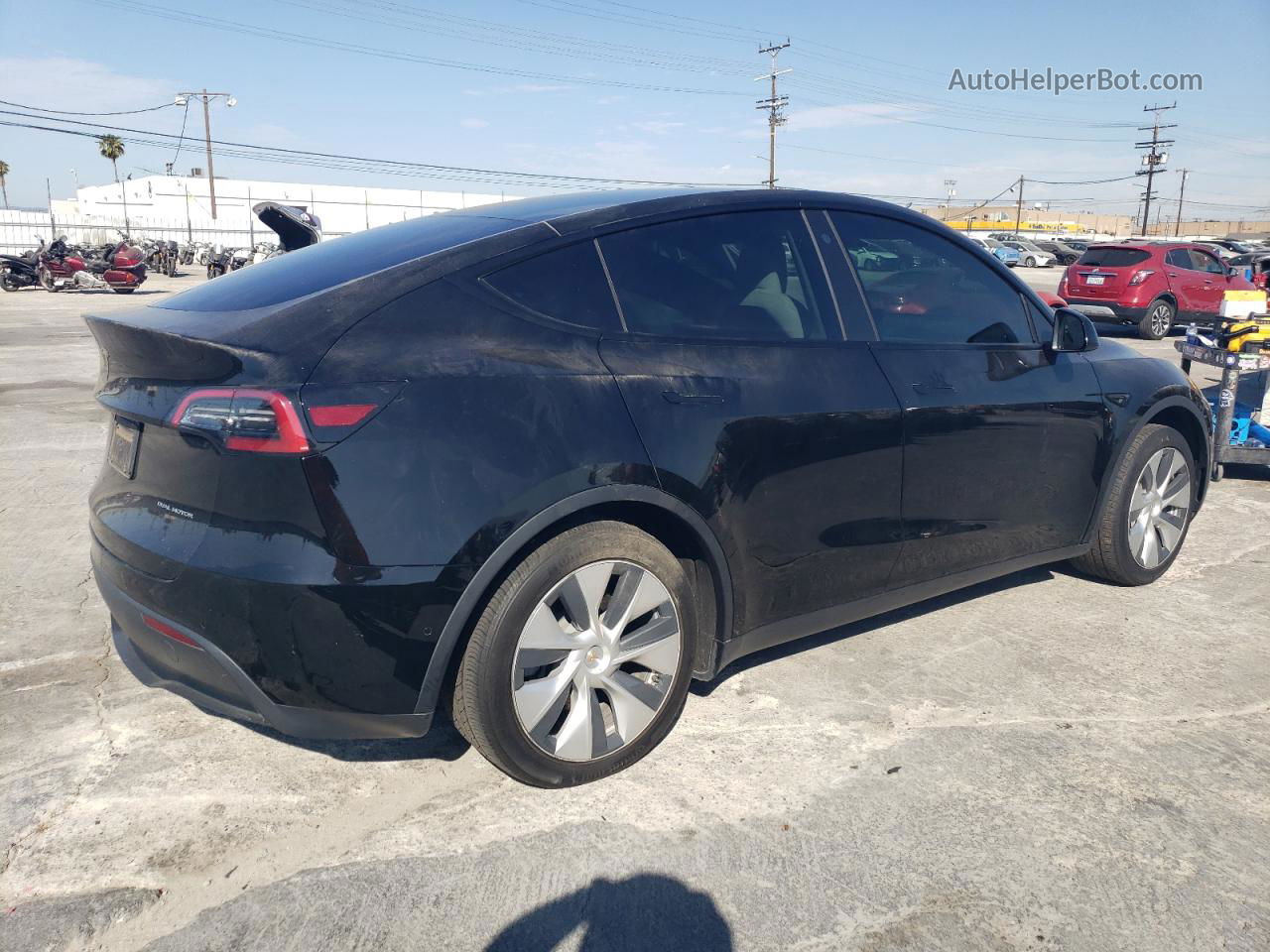 2022 Tesla Model Y  Black vin: 7SAYGDEE9NF327163