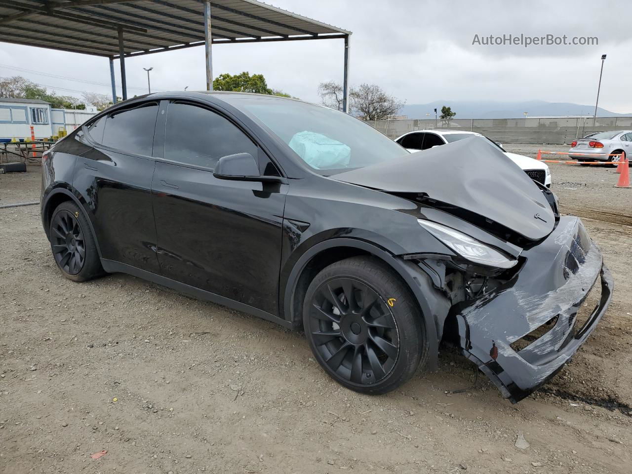 2022 Tesla Model Y  Черный vin: 7SAYGDEE9NF507016