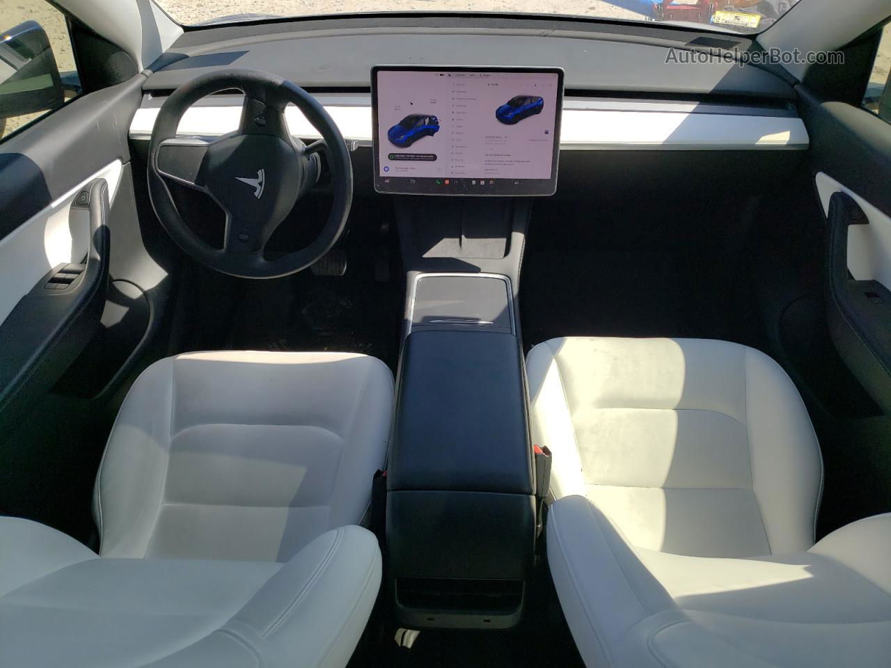 2022 Tesla Model Y  Blue vin: 7SAYGDEEXNF367445