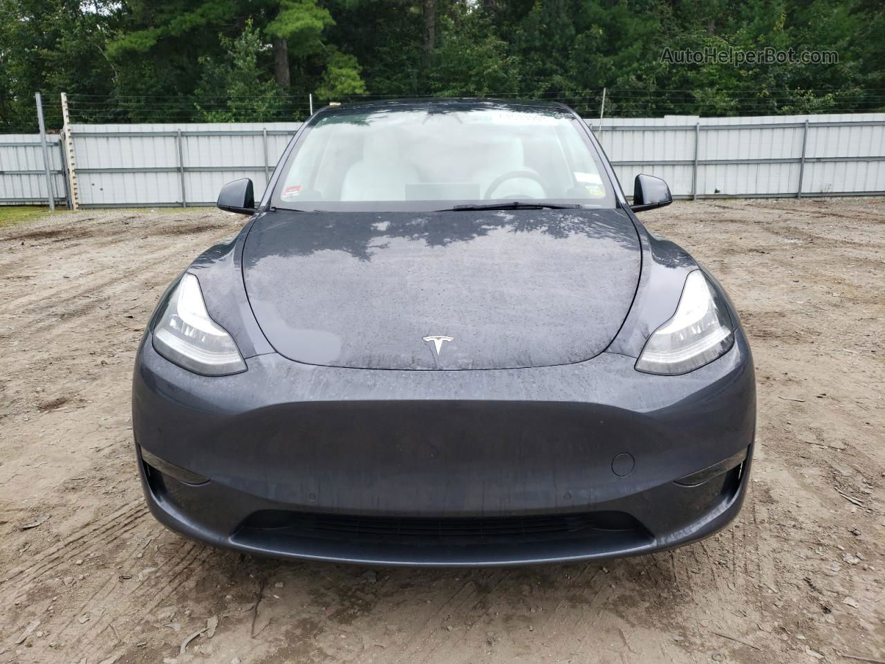 2022 Tesla Model Y  Gray vin: 7SAYGDEEXNF458313