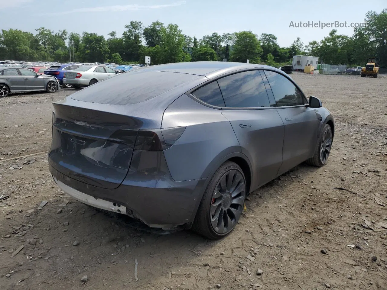 2022 Tesla Model Y  Угольный vin: 7SAYGDEF0NF533450