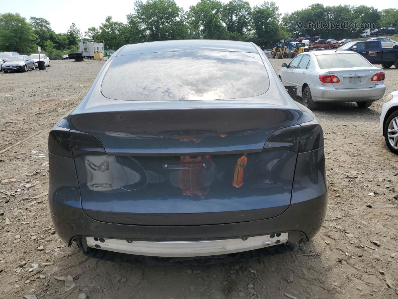 2022 Tesla Model Y  Charcoal vin: 7SAYGDEF0NF533450