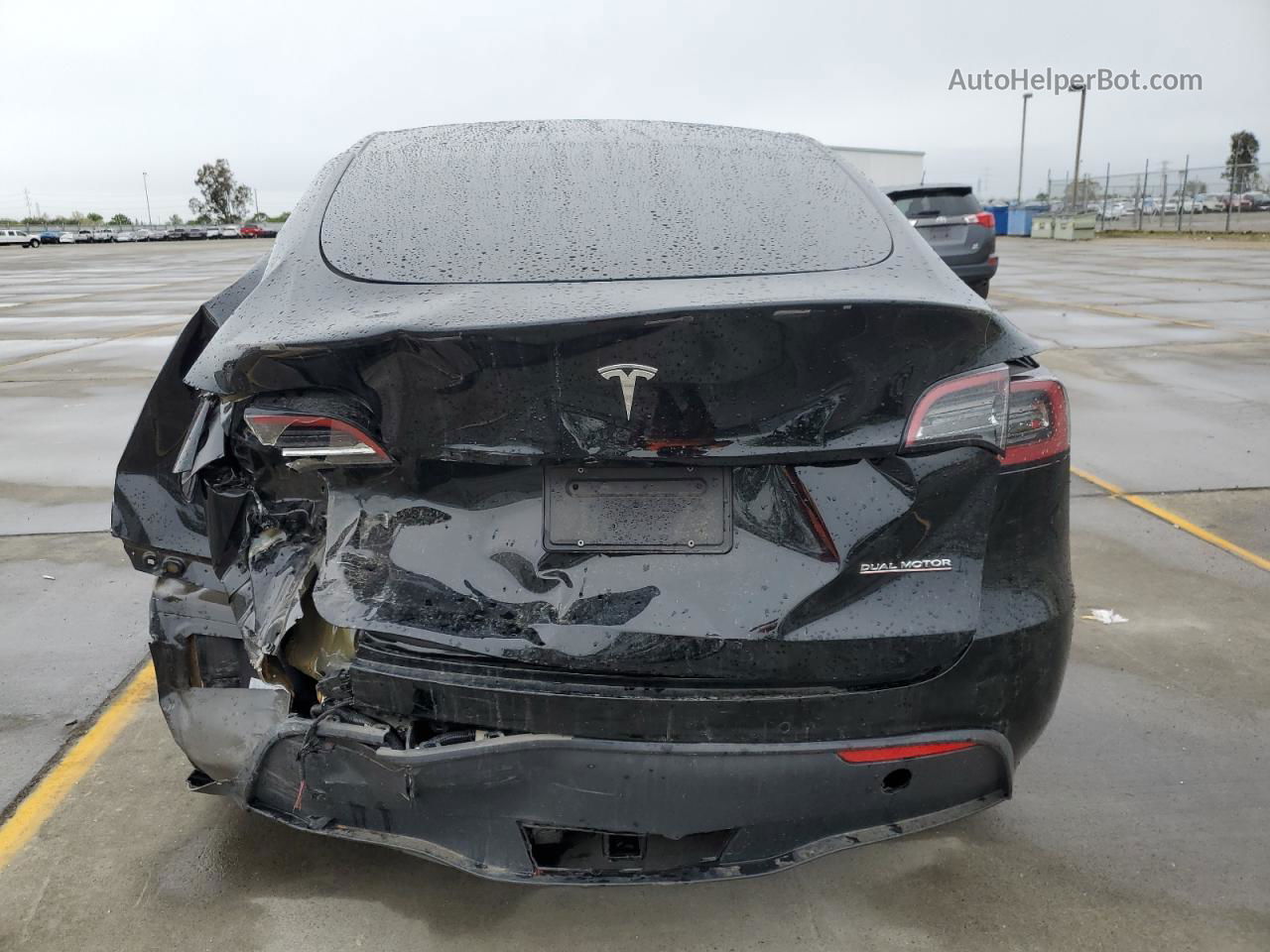 2022 Tesla Model Y  Black vin: 7SAYGDEF0NF569431