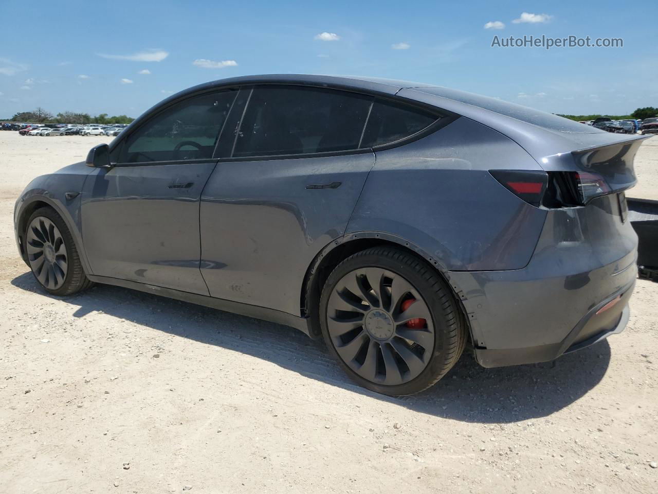 2022 Tesla Model Y  Gray vin: 7SAYGDEF2NF454507