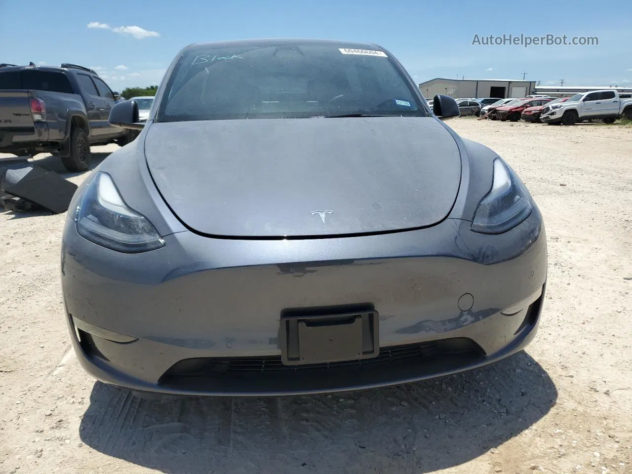 2022 Tesla Model Y  Gray vin: 7SAYGDEF2NF454507