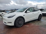 2022 Tesla Model Y White vin: 7SAYGDEF2NF532011