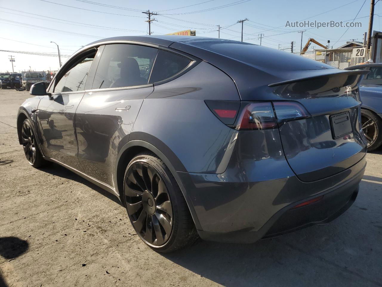 2022 Tesla Model Y  Gray vin: 7SAYGDEF3NF348289