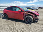 2022 Tesla Model Y  Red vin: 7SAYGDEF3NF530168