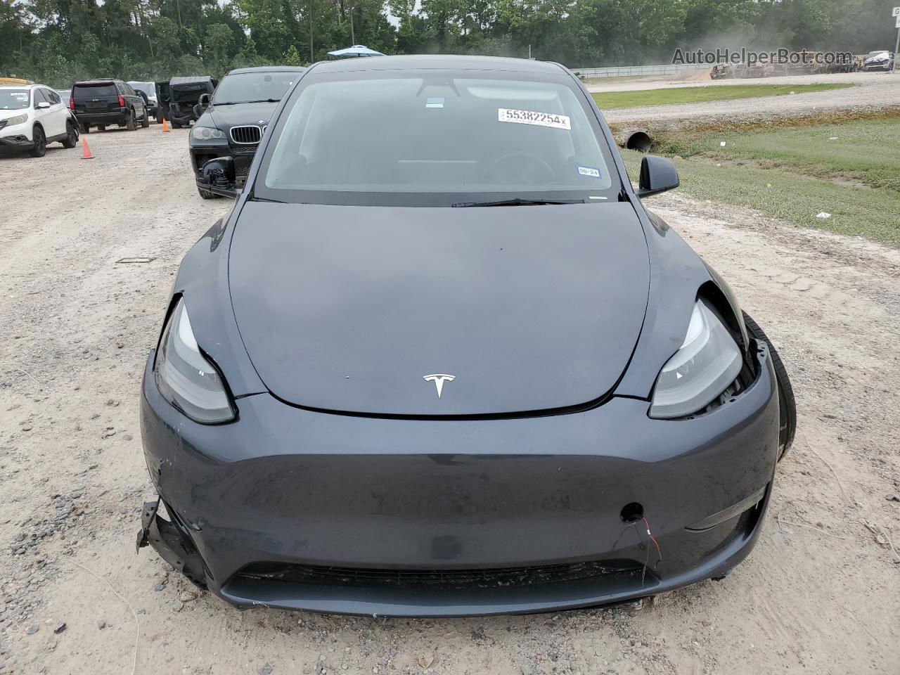 2022 Tesla Model Y  Blue vin: 7SAYGDEF4NF450104