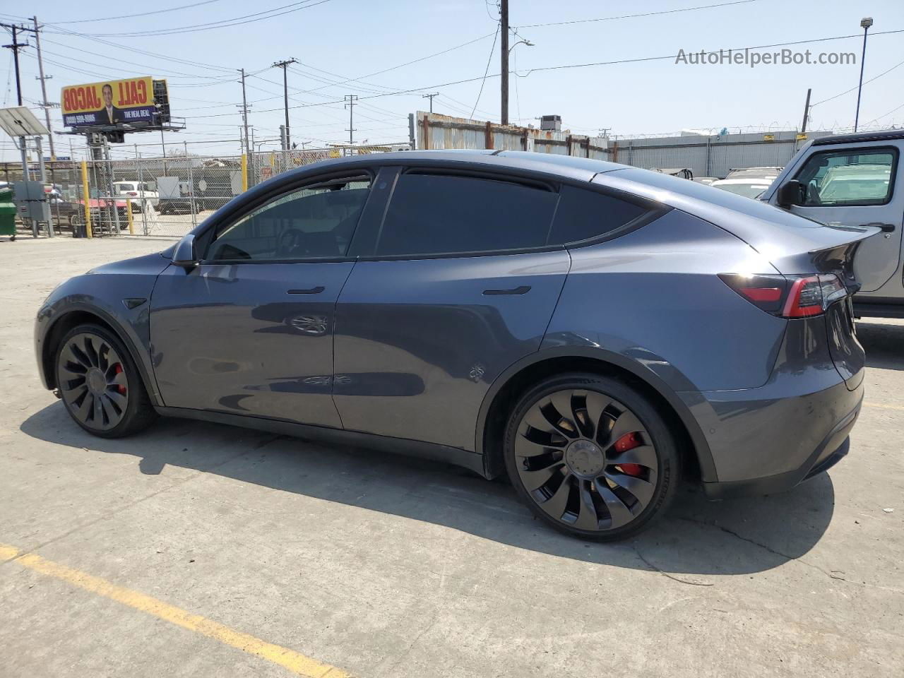 2022 Tesla Model Y  Gray vin: 7SAYGDEF4NF515324