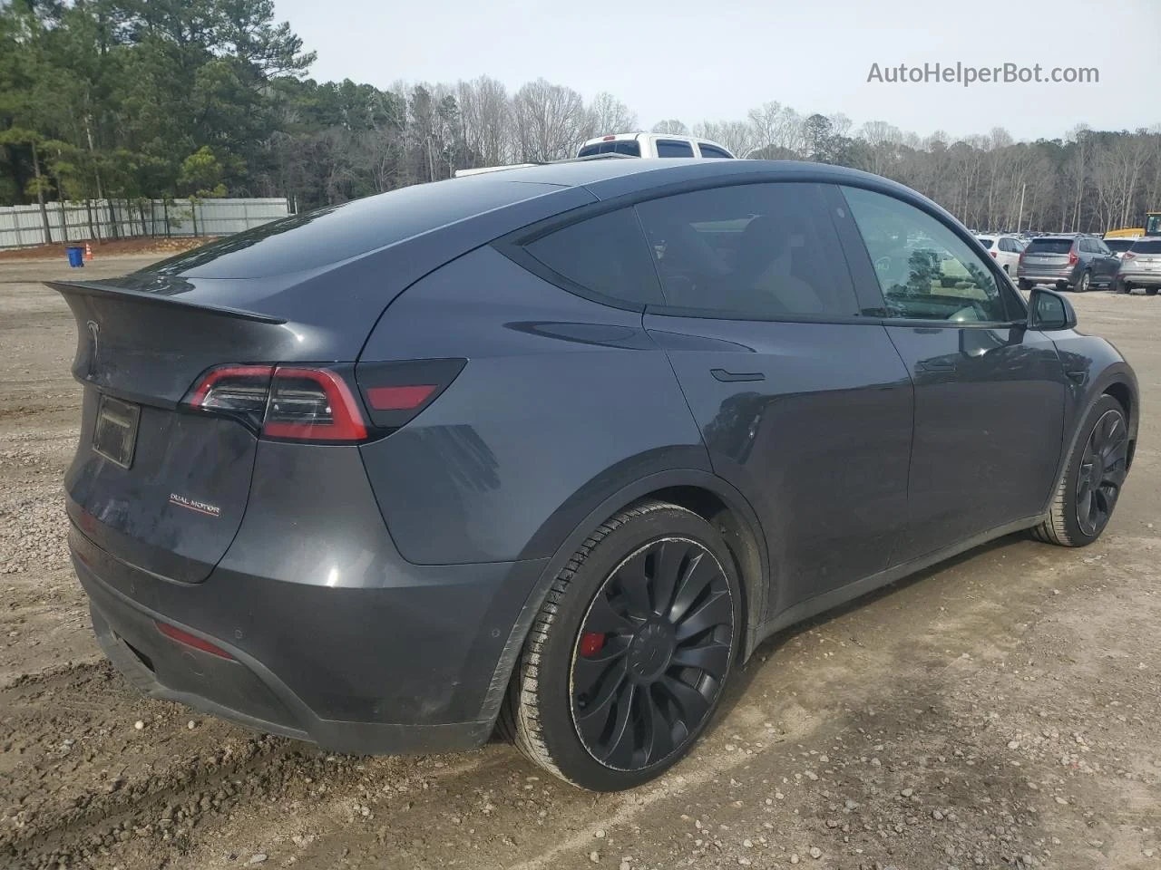 2022 Tesla Model Y  Угольный vin: 7SAYGDEF7NF542310