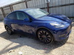 2022 Tesla Model Y  Blue vin: 7SAYGDEF8NF508795