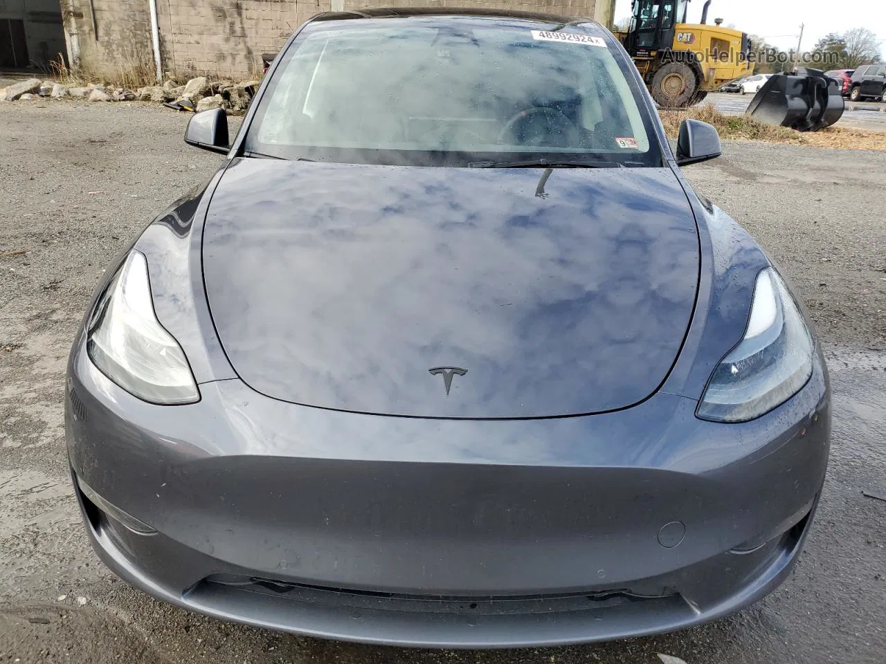 2022 Tesla Model Y  Gray vin: 7SAYGDEF9NF521605