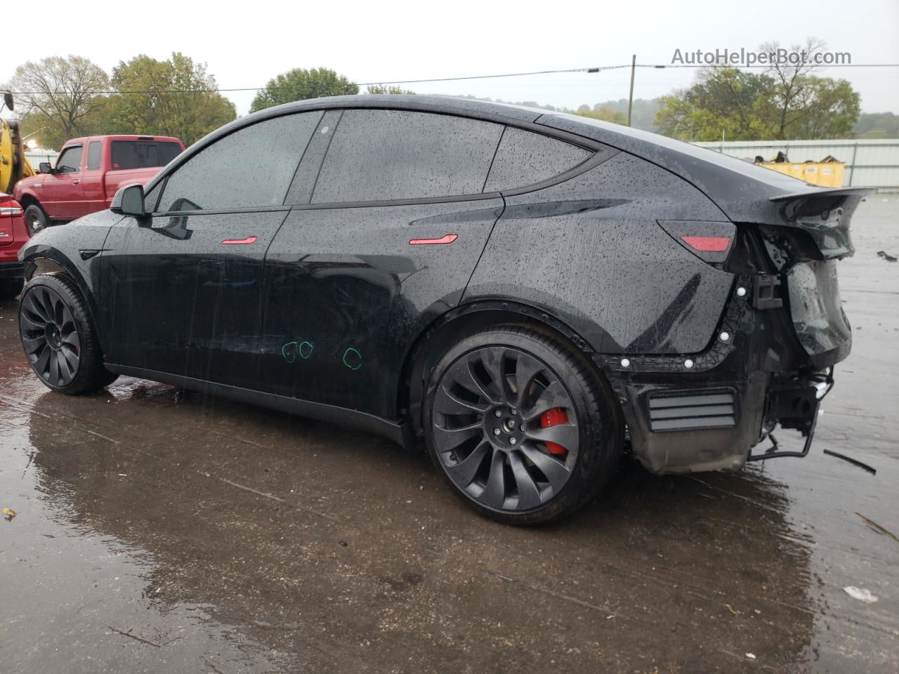 2022 Tesla Model Y  Black vin: 7SAYGDEFXNF522861