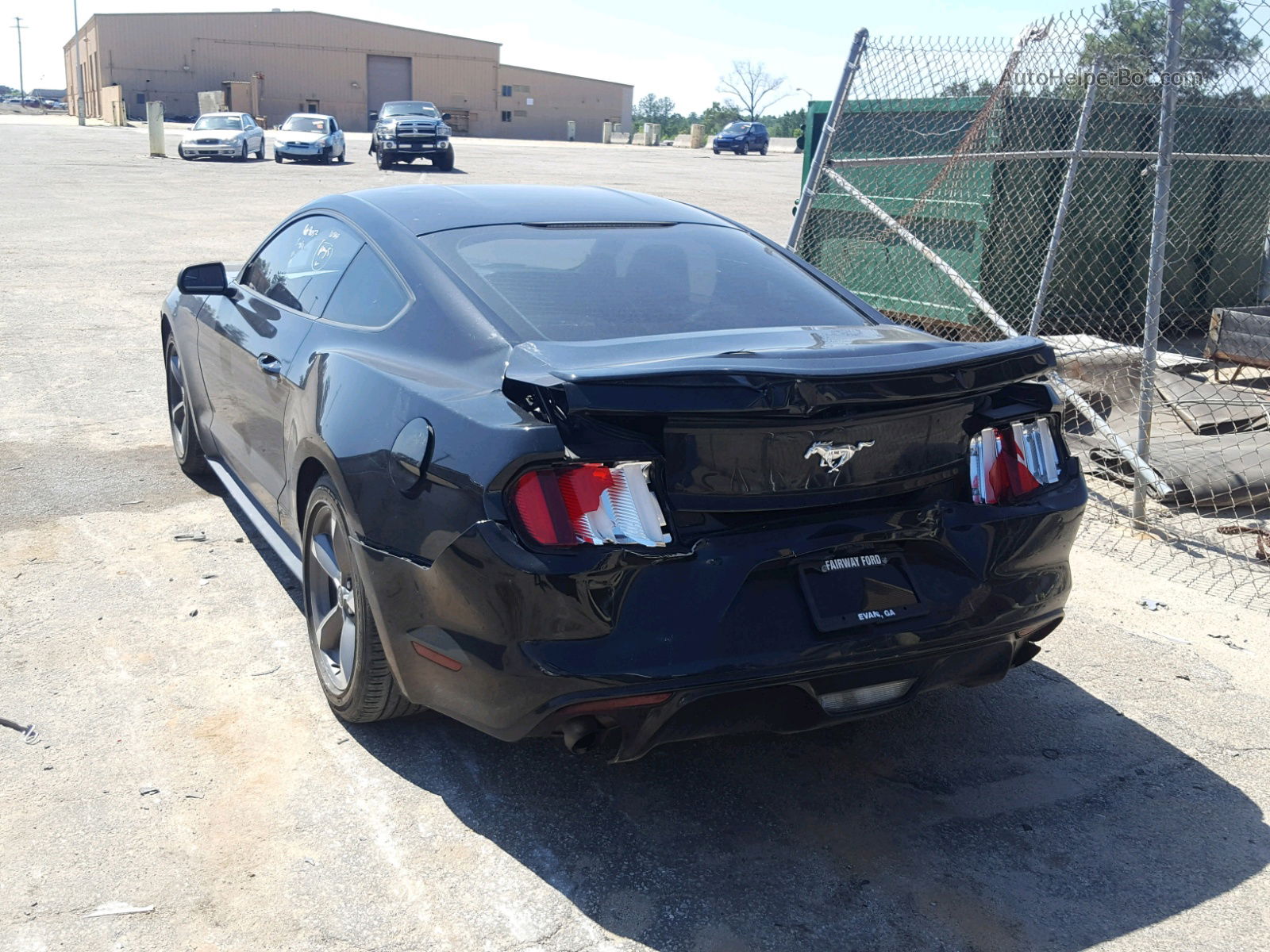 2015 Ford Mustang Black vin: 1FA6P8TH4F5387790