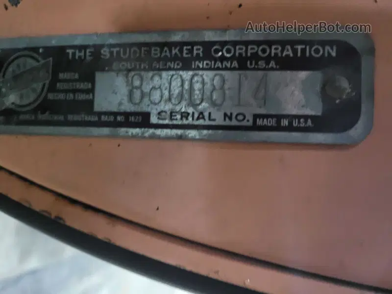 Price & History 1951 Studebaker Commander vin: 8800814