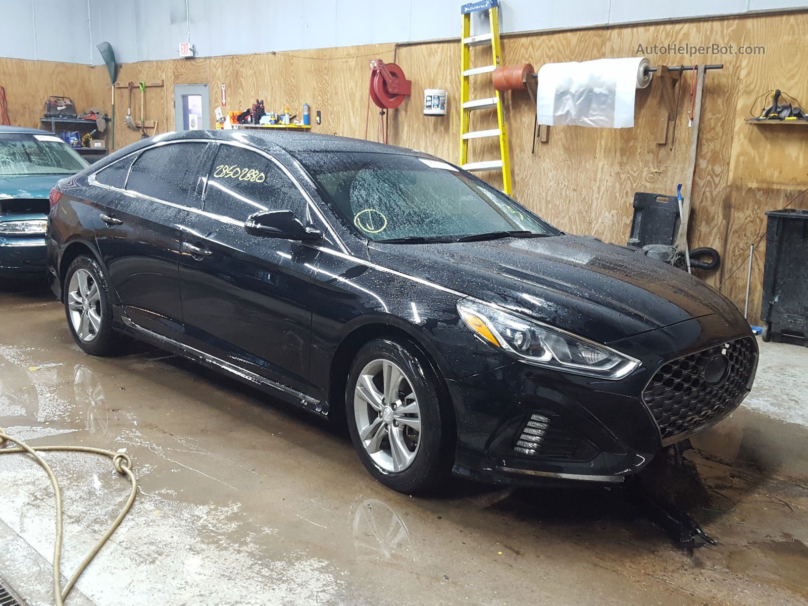 2018 Hyundai Sonata Sport Black vin: 5NPE34AFXJH654631