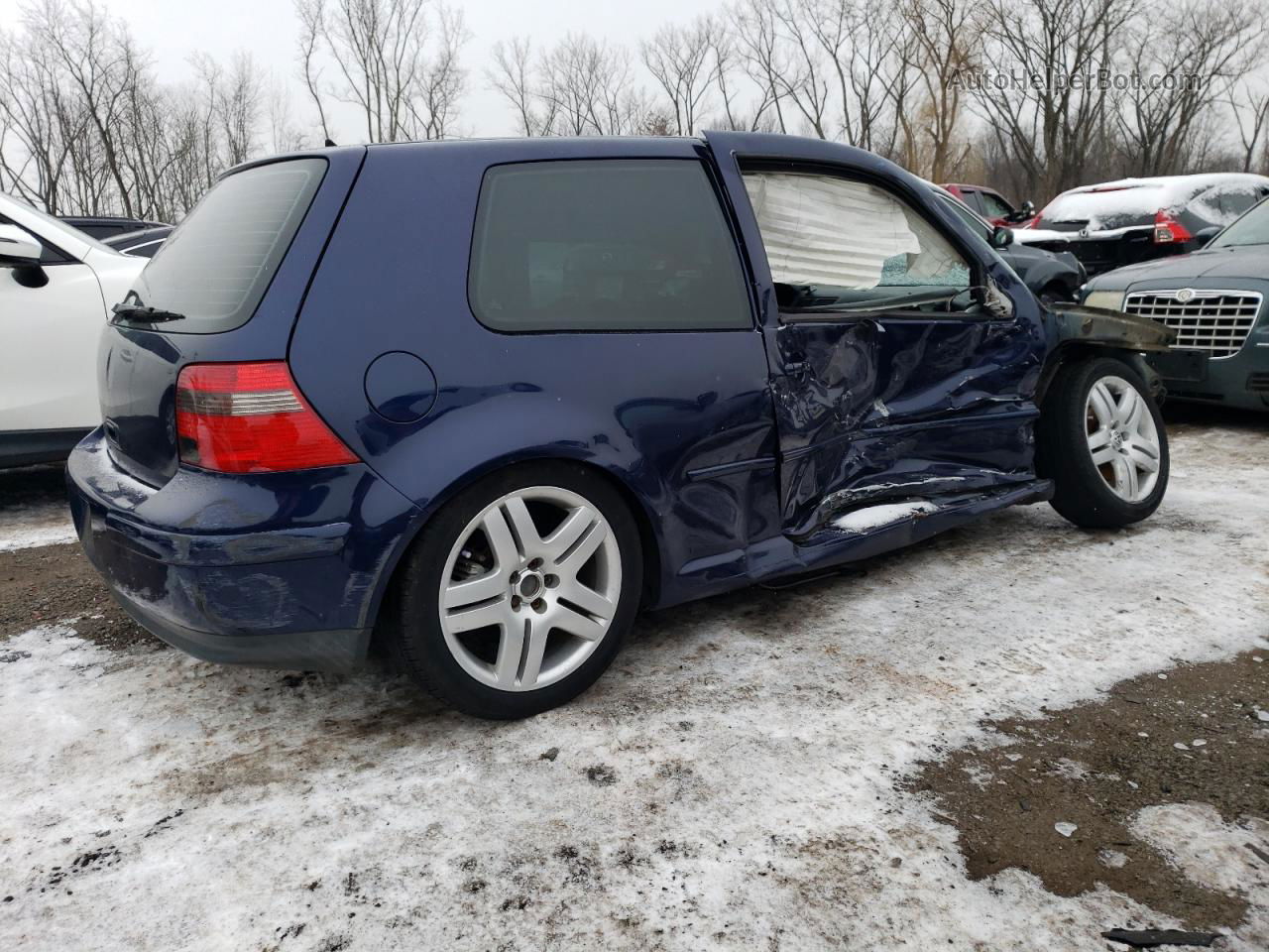 2005 Volkswagen Gti  Blue vin: 9BWDE61J054026746