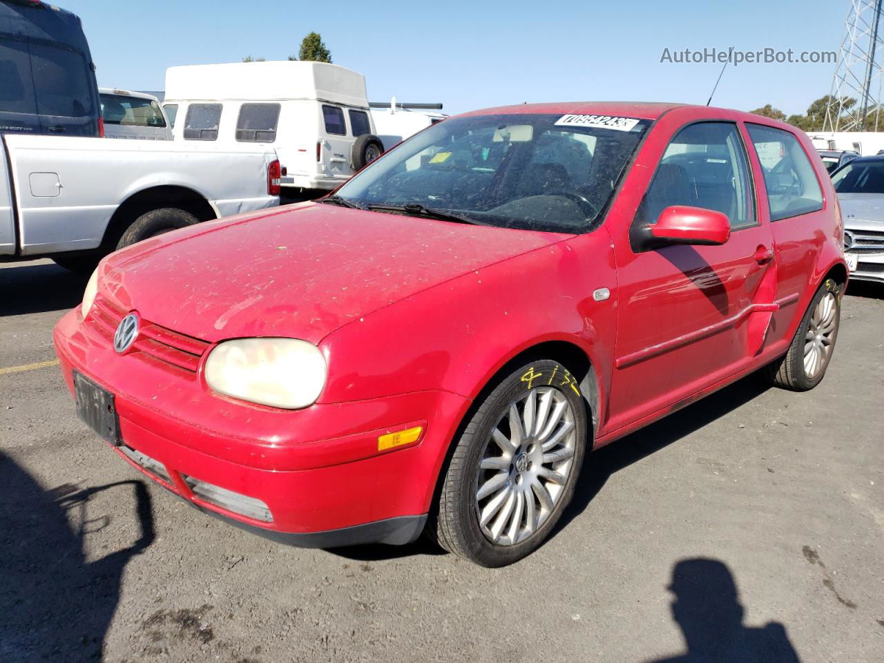 2005 Volkswagen Gti  Red vin: 9BWDE61J154030787