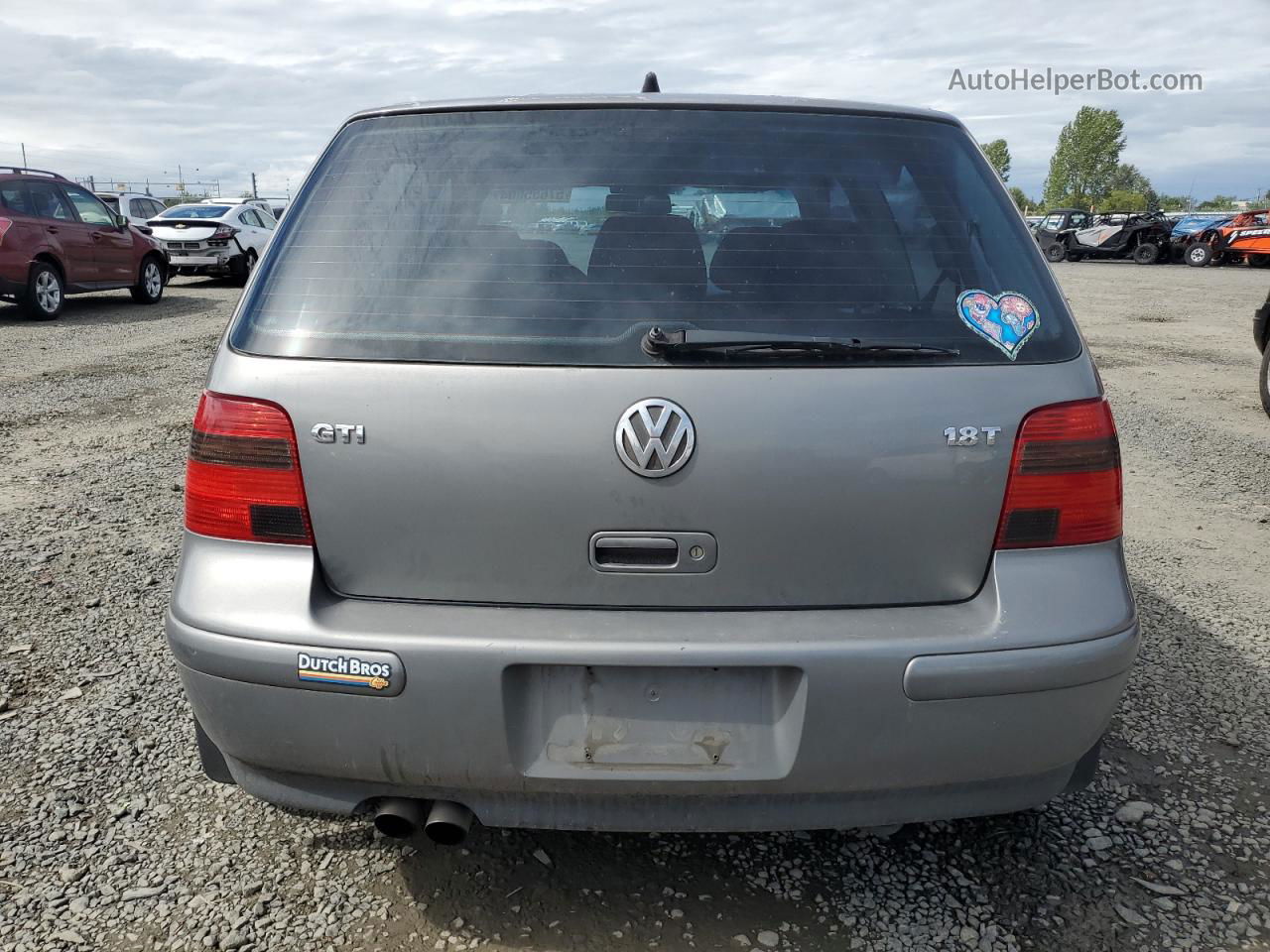 2005 Volkswagen Gti  Gray vin: 9BWDE61J254027915