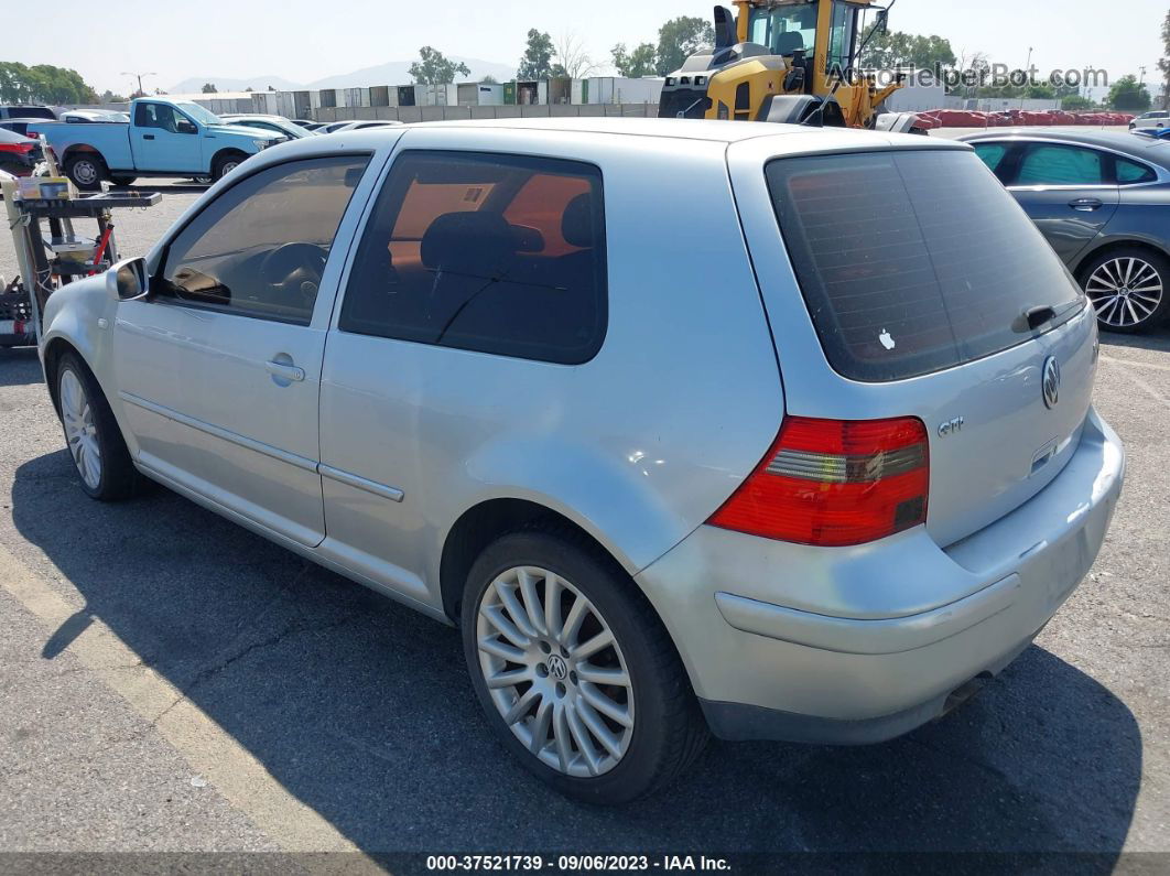 2005 Volkswagen Gti 1.8t Silver vin: 9BWDE61J254028451