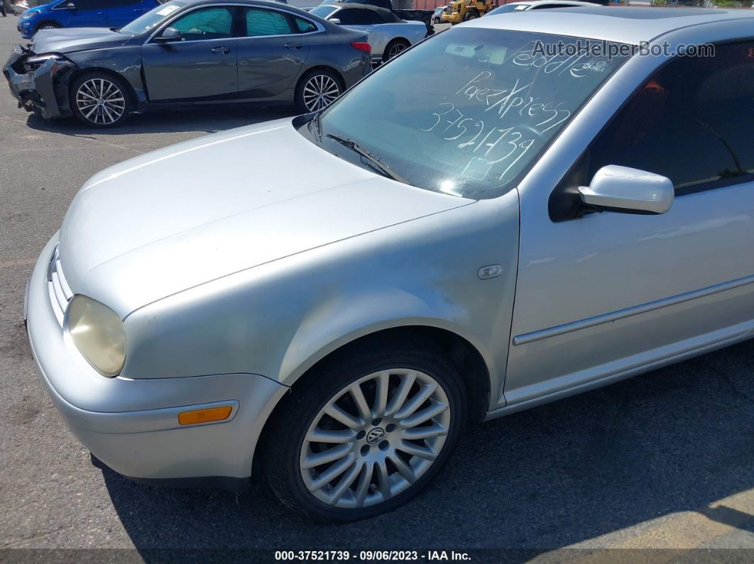 2005 Volkswagen Gti 1.8t Silver vin: 9BWDE61J254028451