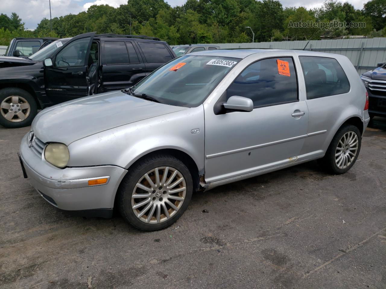 2005 Volkswagen Gti  Silver vin: 9BWDE61J354034937