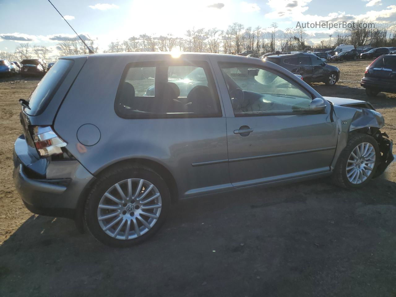 2005 Volkswagen Gti  Gray vin: 9BWDE61J454027043