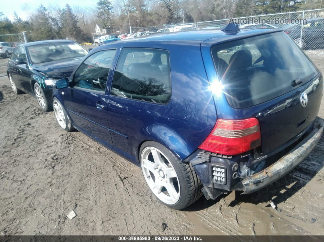 2005 Volkswagen Gti 1.8t Blue vin: 9BWDE61J454036602