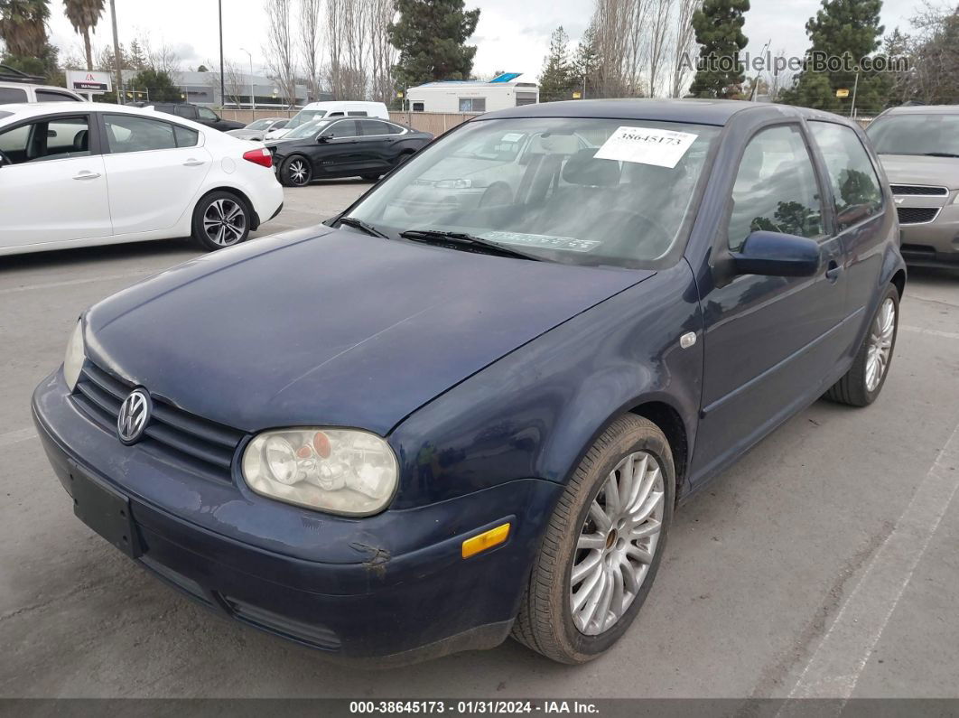 2005 Volkswagen Gti 1.8t Dark Blue vin: 9BWDE61J754031653