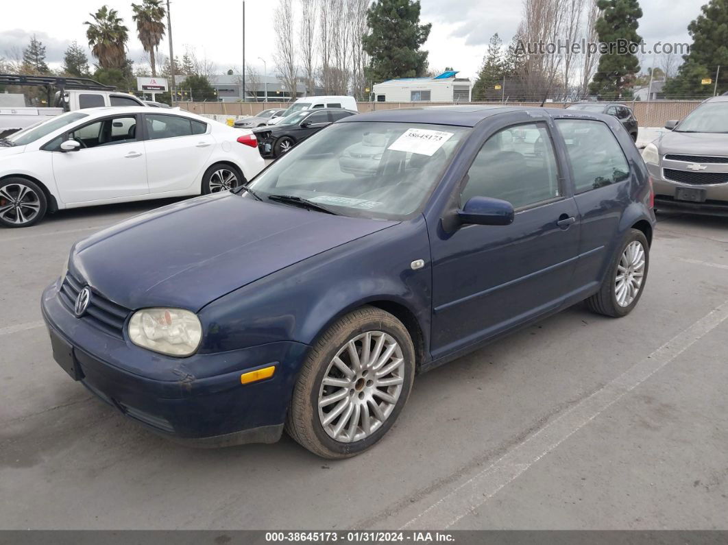 2005 Volkswagen Gti 1.8t Dark Blue vin: 9BWDE61J754031653