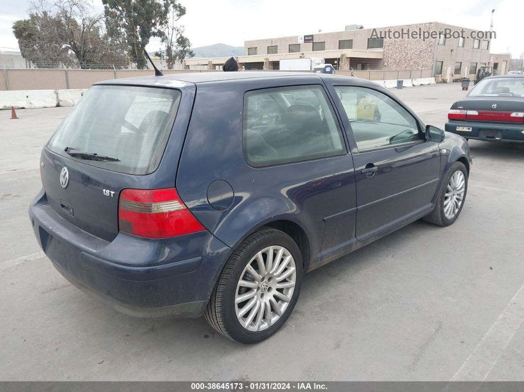 2005 Volkswagen Gti 1.8t Dark Blue vin: 9BWDE61J754031653