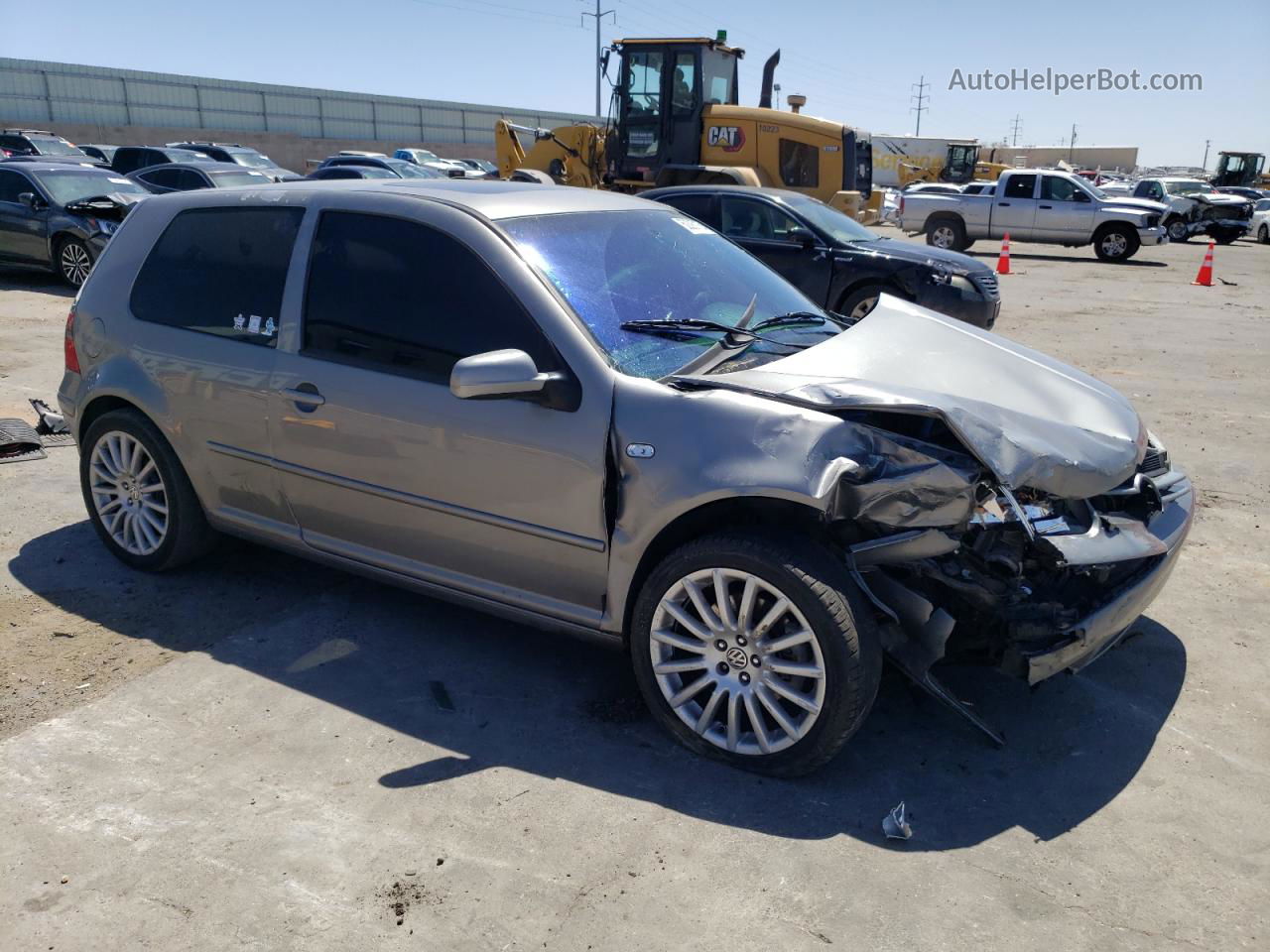 2005 Volkswagen Gti  Silver vin: 9BWDE61J854018412