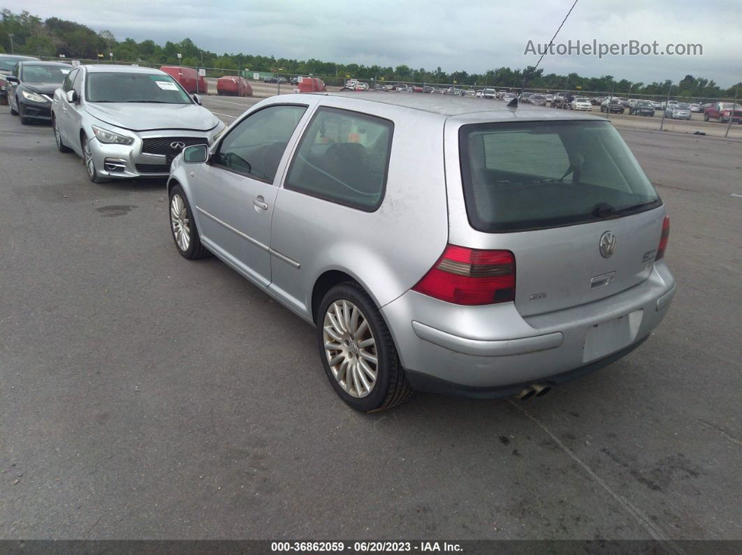 2005 Volkswagen Gti 1.8t Silver vin: 9BWDE61J954029340