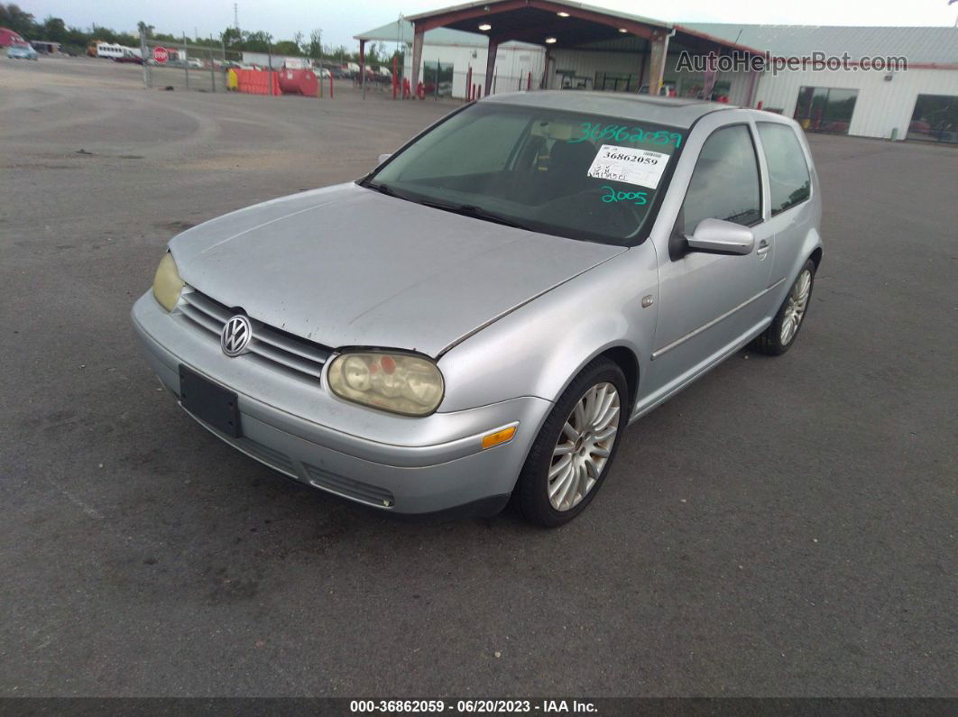 2005 Volkswagen Gti 1.8t Silver vin: 9BWDE61J954029340